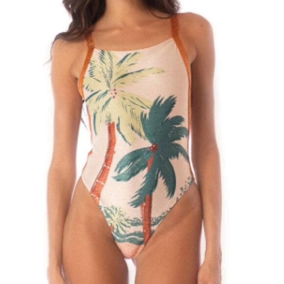 Maaji Other - Maaji Palm Glow Nicole Classic One Piece Swimsuit MEDIUM